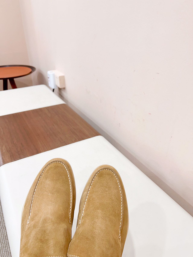 L**o p*ana open walk suede ankle boots