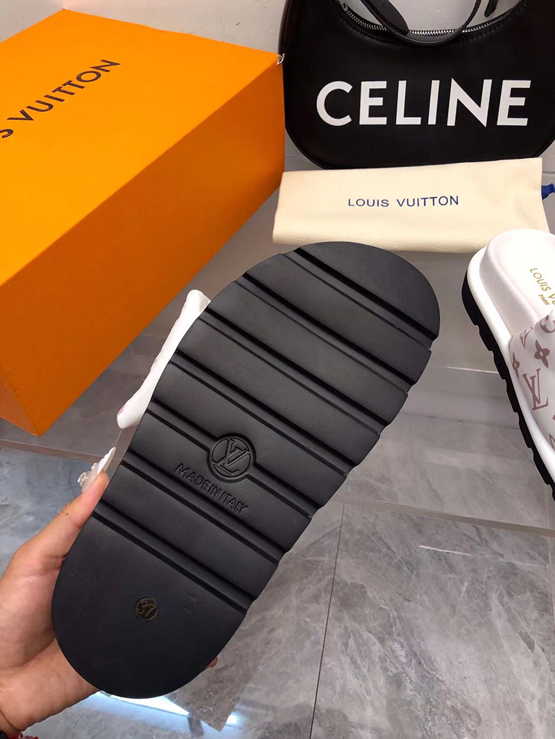 l0*is V*t0n pool pillow flat comfort mule