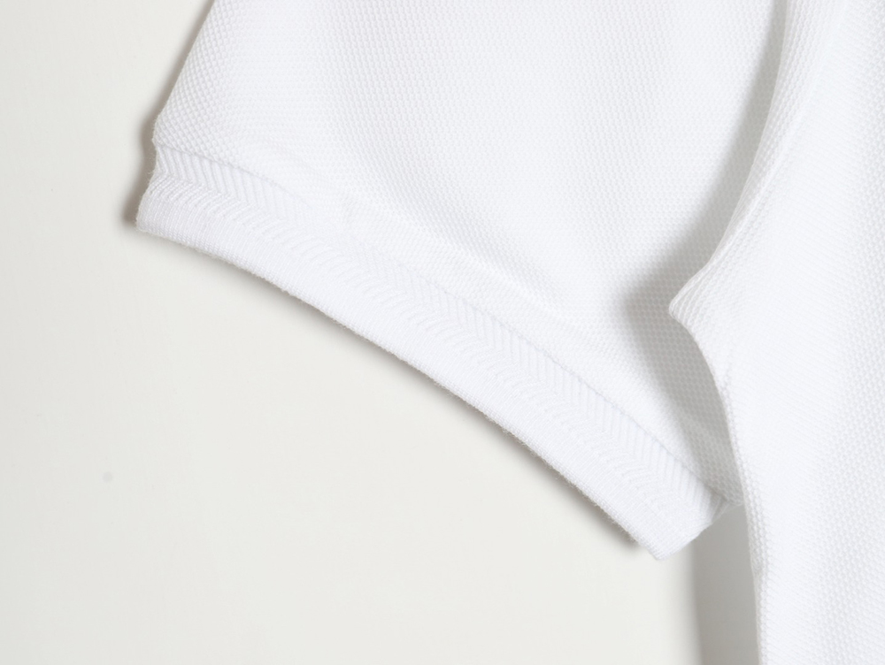 B**rry gold button logo embroidered polo shirt