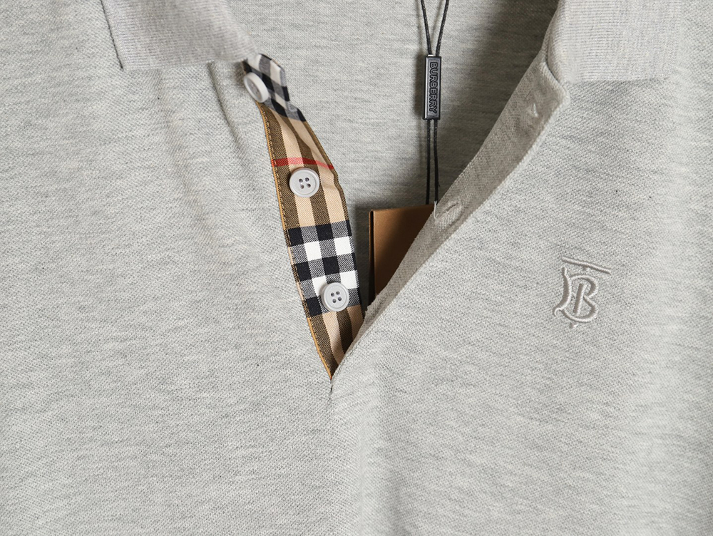 B**rry classic bt plaid polo shirt tsk1