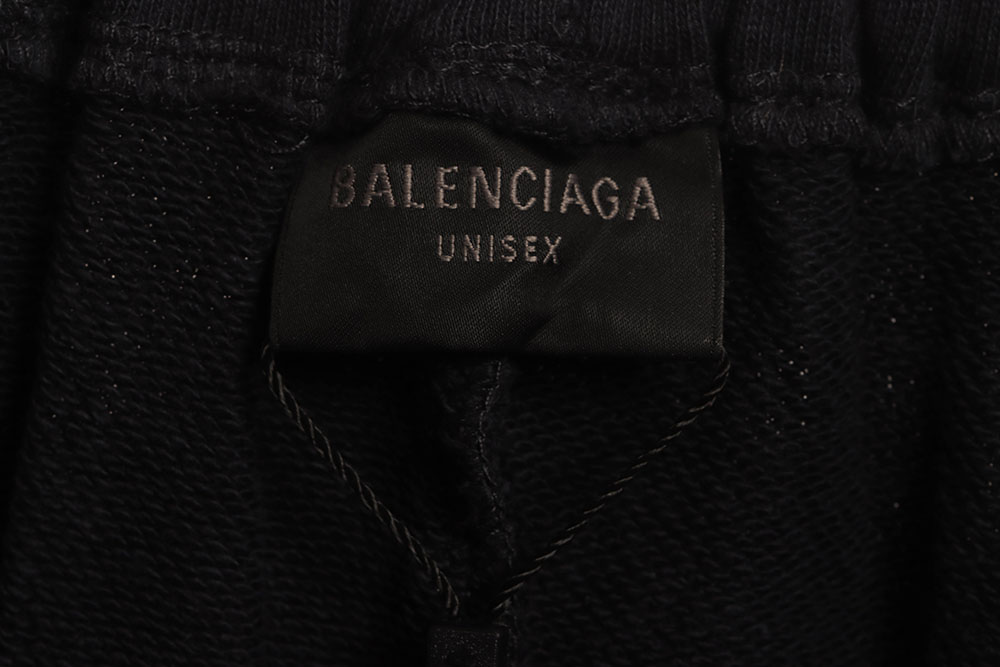 Ba*len*cia*ga patchwork distressed work jeans