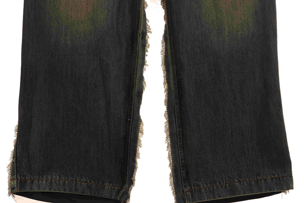 Ba*len*cia*ga patchwork distressed work jeans