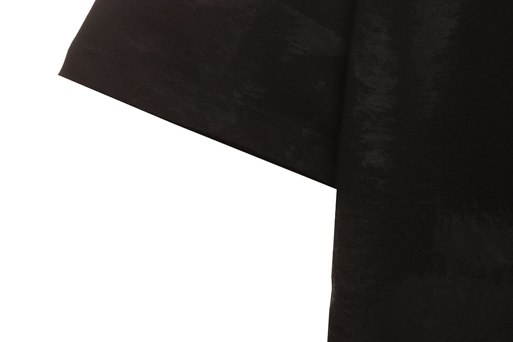 Ba*len*cia*ga distressed mud dyed double b printed short sleeves tsk2