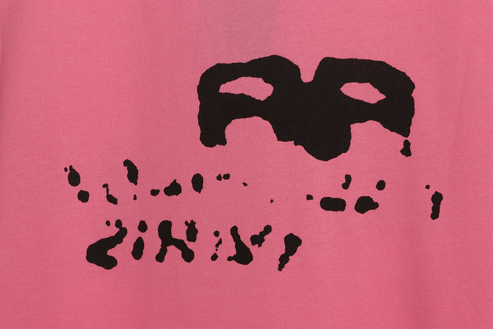 Ba*len*cia*ga hand draw double b graffiti short sleeves tsk2