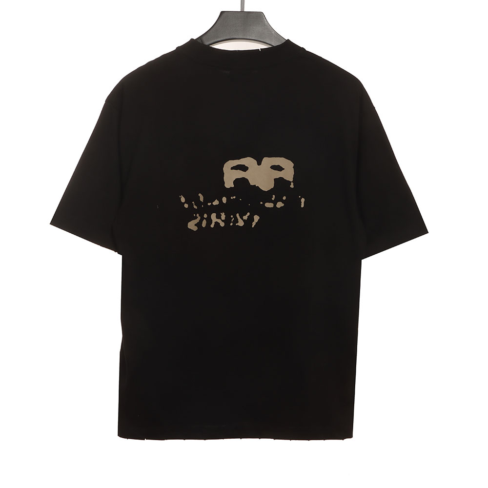 Ba*len*cia*ga hand draw double b graffiti short sleeves tsk1