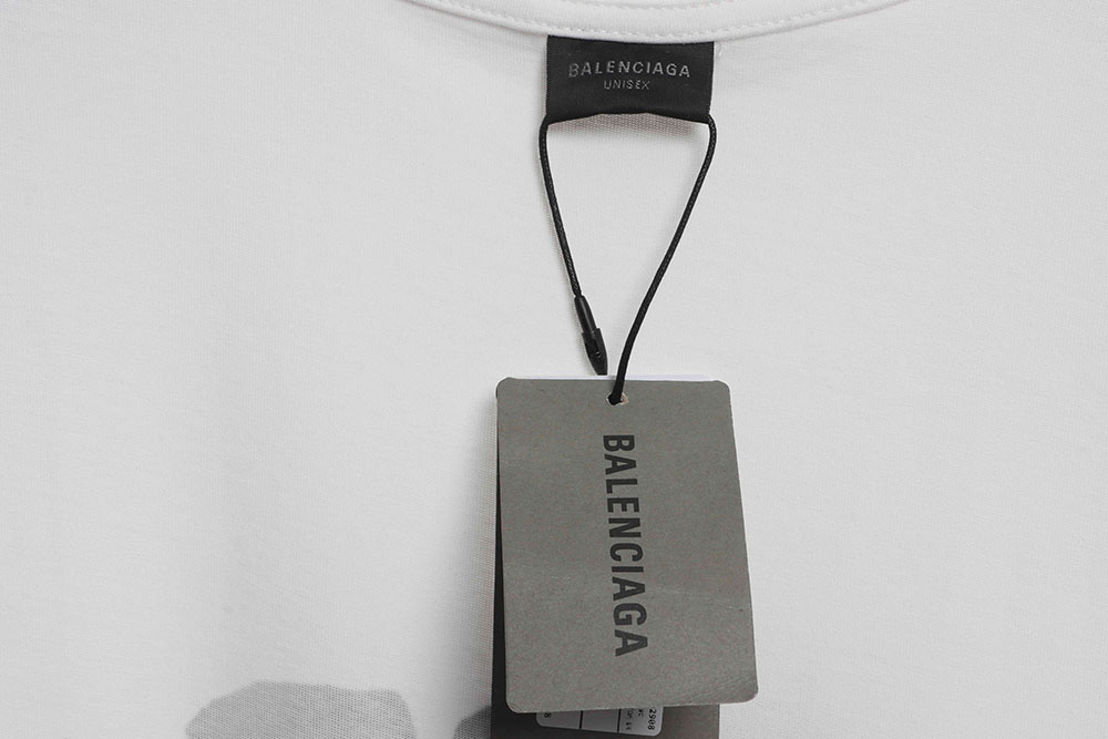 Ba*len*cia*ga hand draw double b graffiti short sleeves