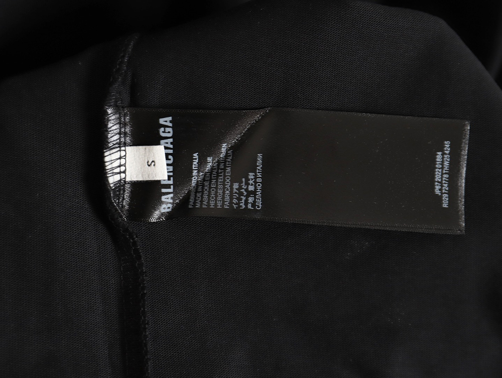 Ba*len*cia*ga rainbow logo t-shirt tsk1