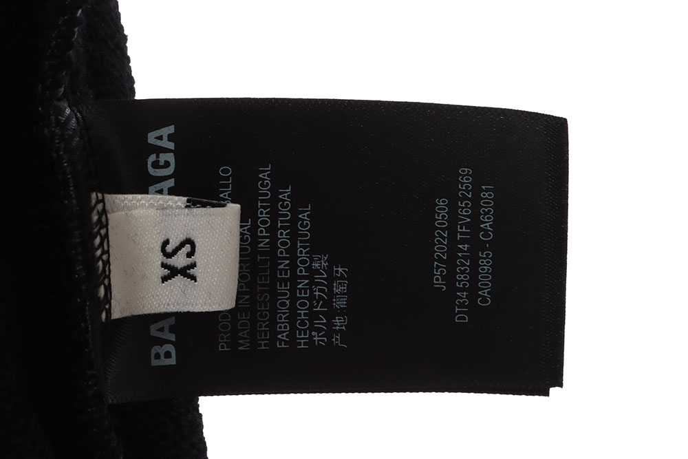 Ba*len*cia*ga chest  & arms double logo hoodie tsk1