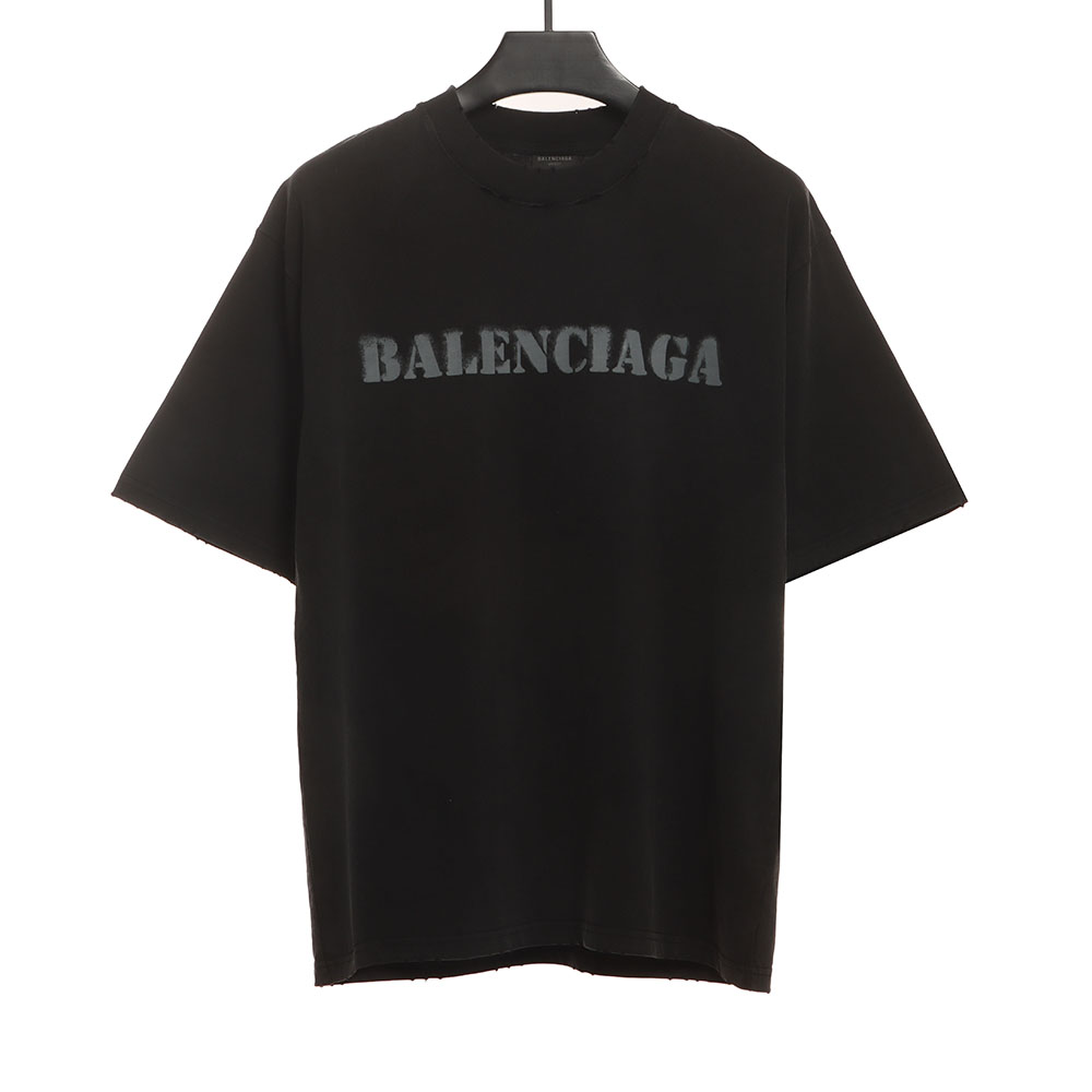 Ba*len*cia*ga blurred logo short sleeves tsk 1