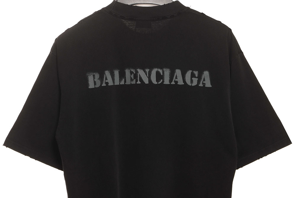 Ba*len*cia*ga blurred logo short sleeves tsk 1