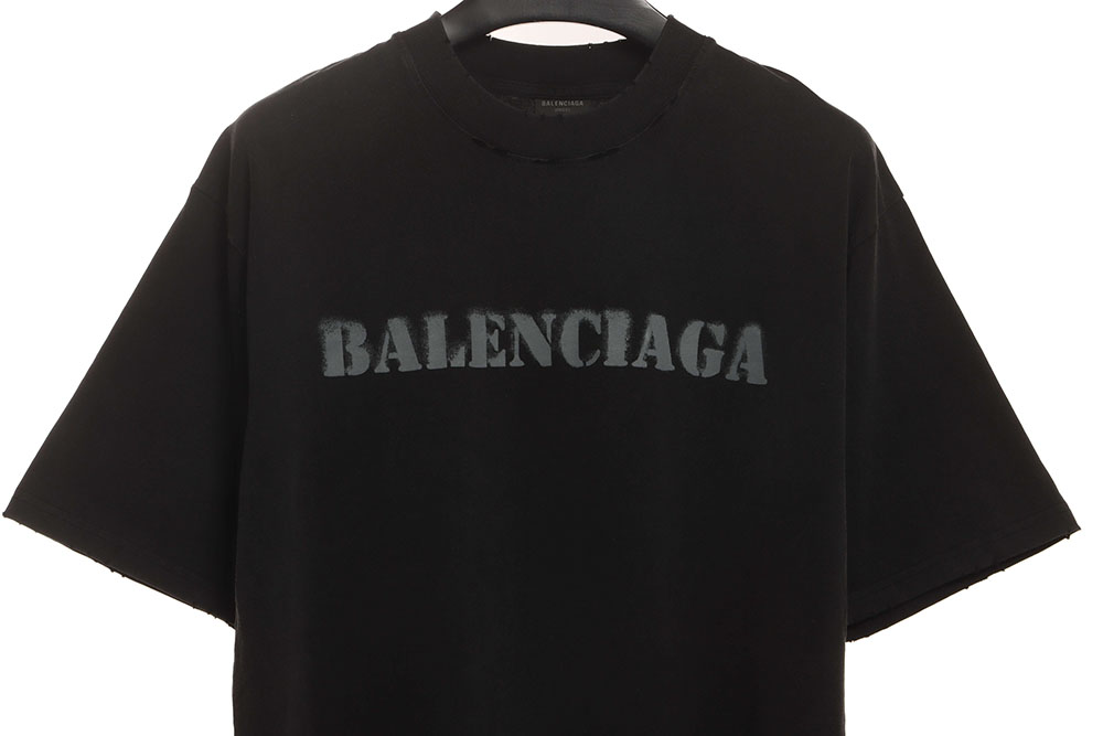 Ba*len*cia*ga blurred logo short sleeves tsk 1