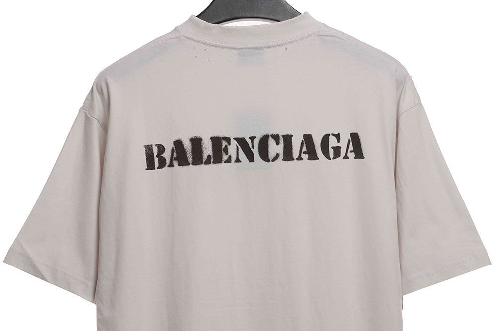 Ba*len*cia*ga blurred logo short sleeves tsk 2