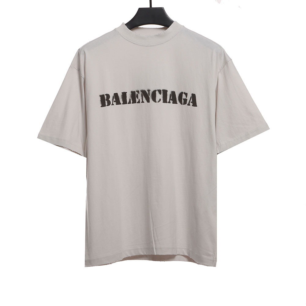 Ba*len*cia*ga blurred logo short sleeves tsk 2
