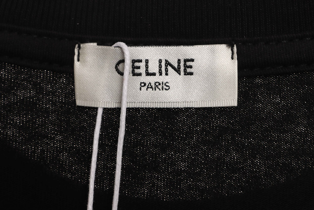 Ce**e rivet letter short sleeves