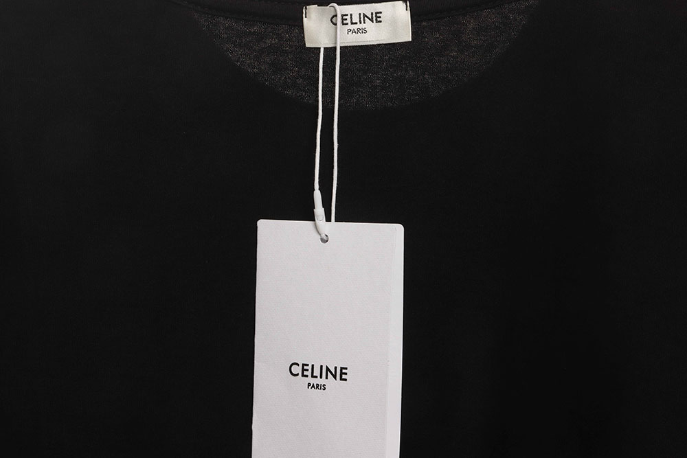 Ce**e rivet letter short sleeves