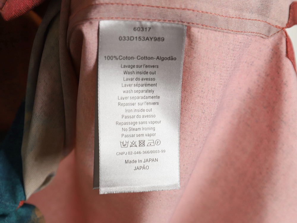 D*or 24ss fun little foot pattern new short-sleeved shirt