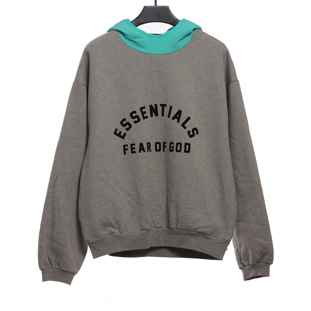 FOG double polyline curved letter hoodie