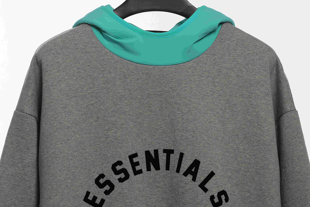 FOG double polyline curved letter hoodie