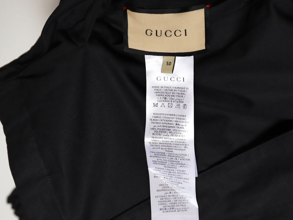 G*u*i reversible presbyopic dragon plaid jacket