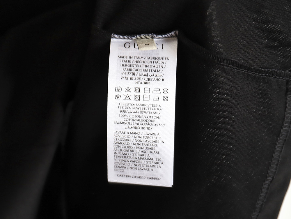 G*u*i limited edition lightning letter print short sleeves tsk1