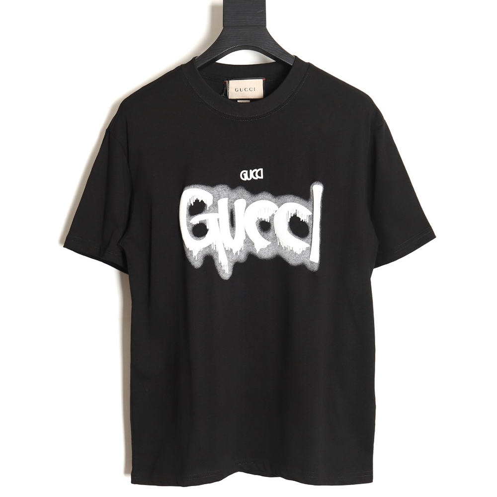 G*u*i classic simple logo letter short sleeves tsk1