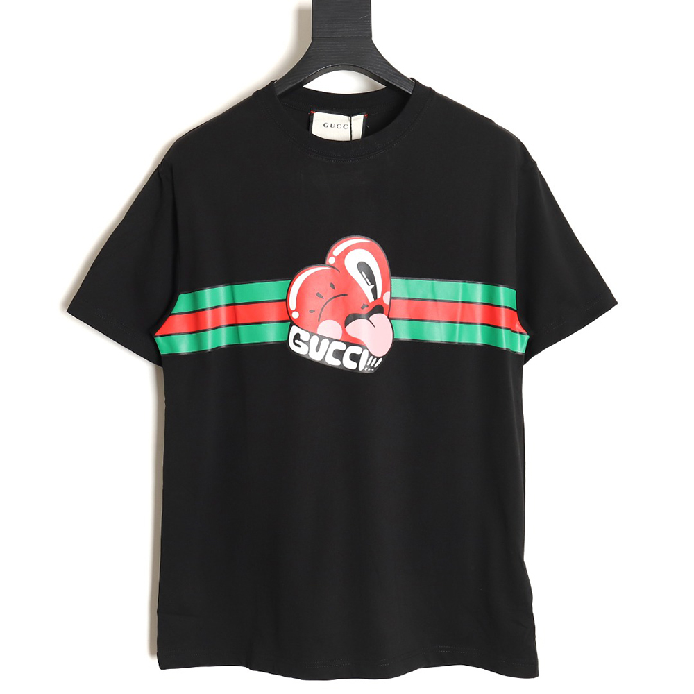 G*u*i capsule collection love print short sleeves tsk1