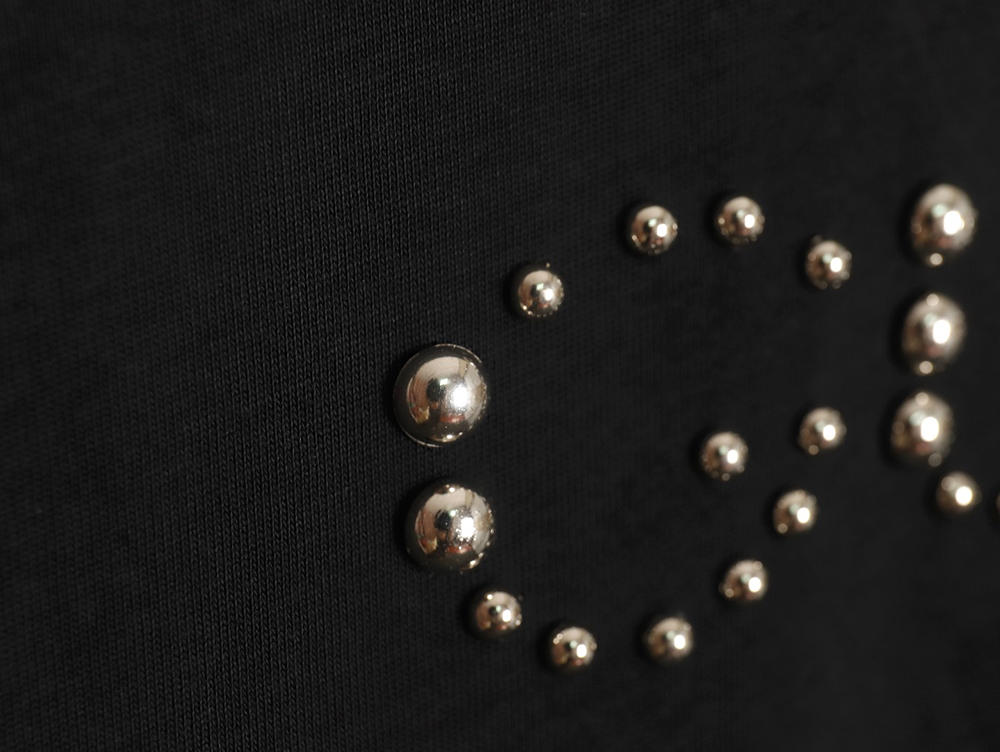 G*u*i early spring new rivet logo round neck t-shirt tsk1