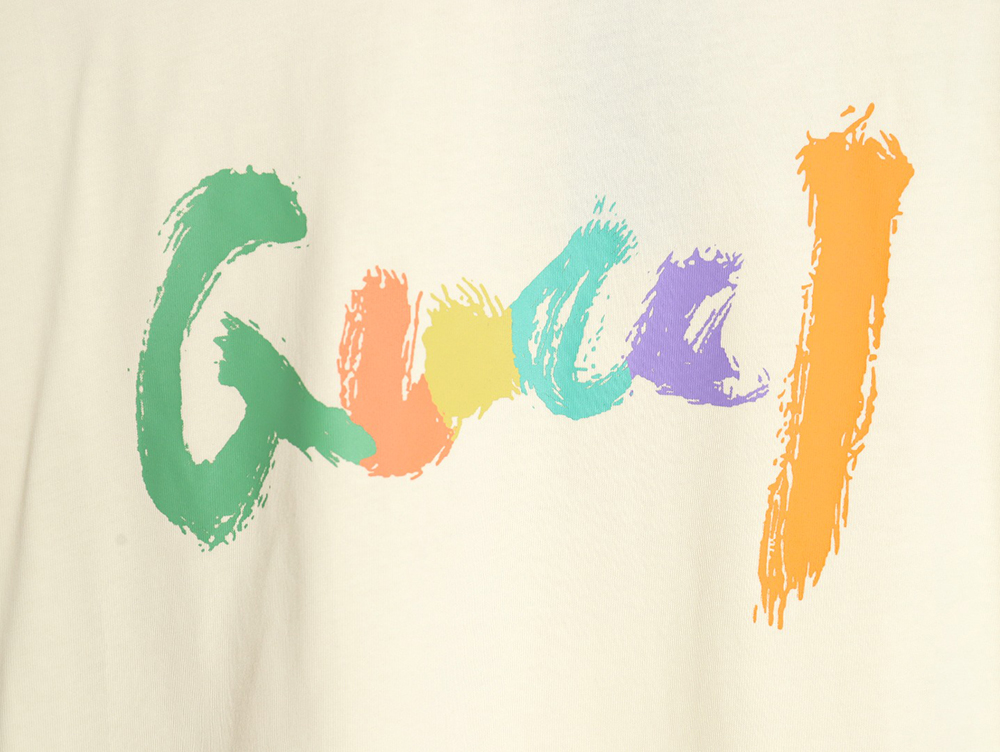 G*u*i classic sketch logo round neck short sleeves
