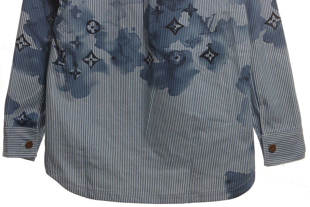 LV ink presbyopic denim jacket