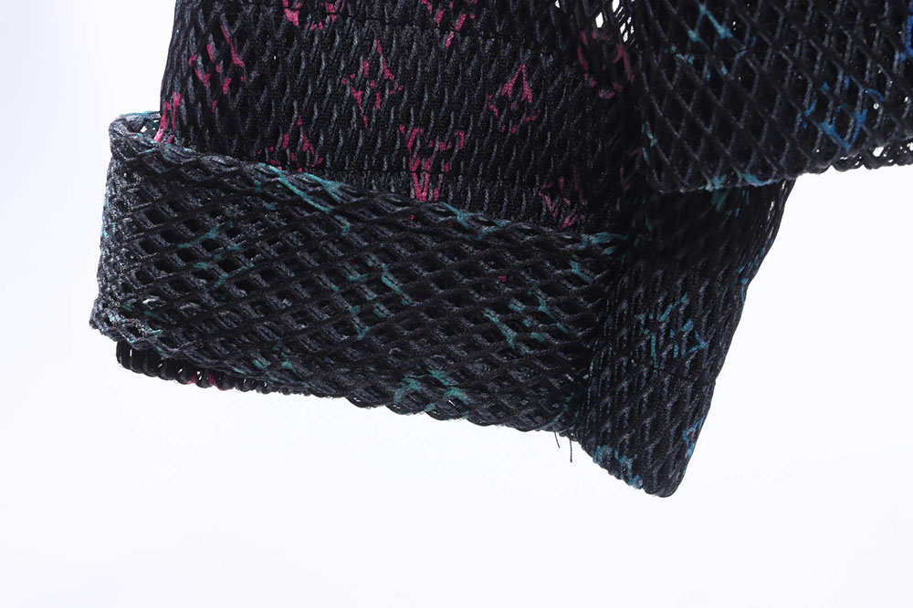 LV gradient presbyopic mesh hooded jacket