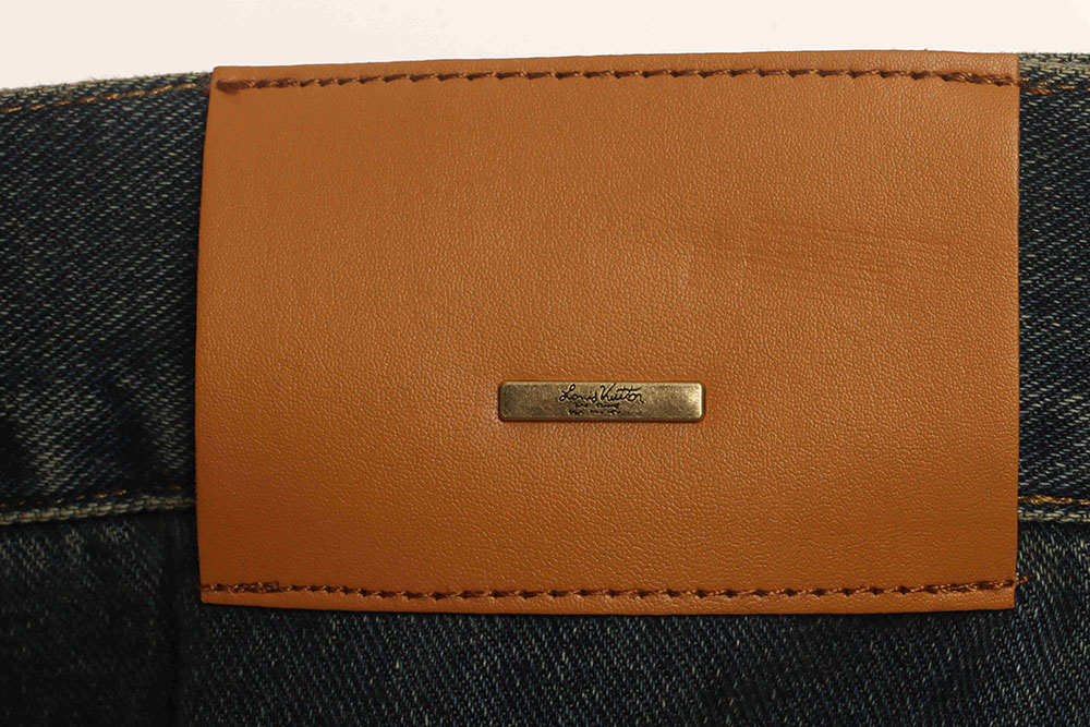 LV embossed jeans