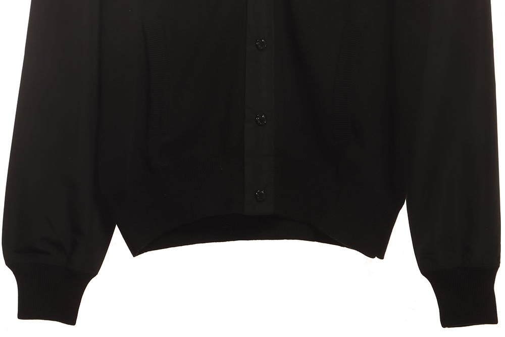 LV monogram embroidered patchwork cardigan