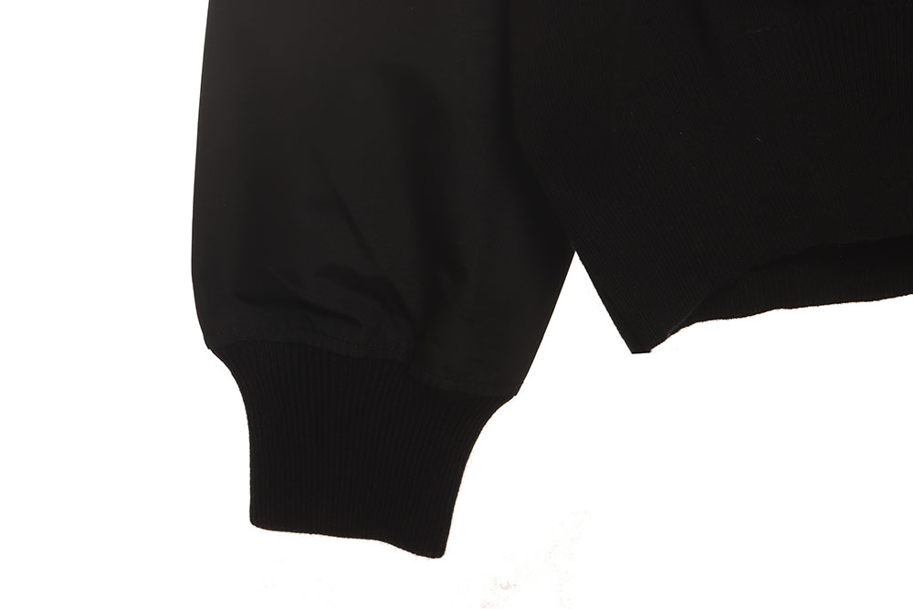 LV monogram embroidered patchwork cardigan