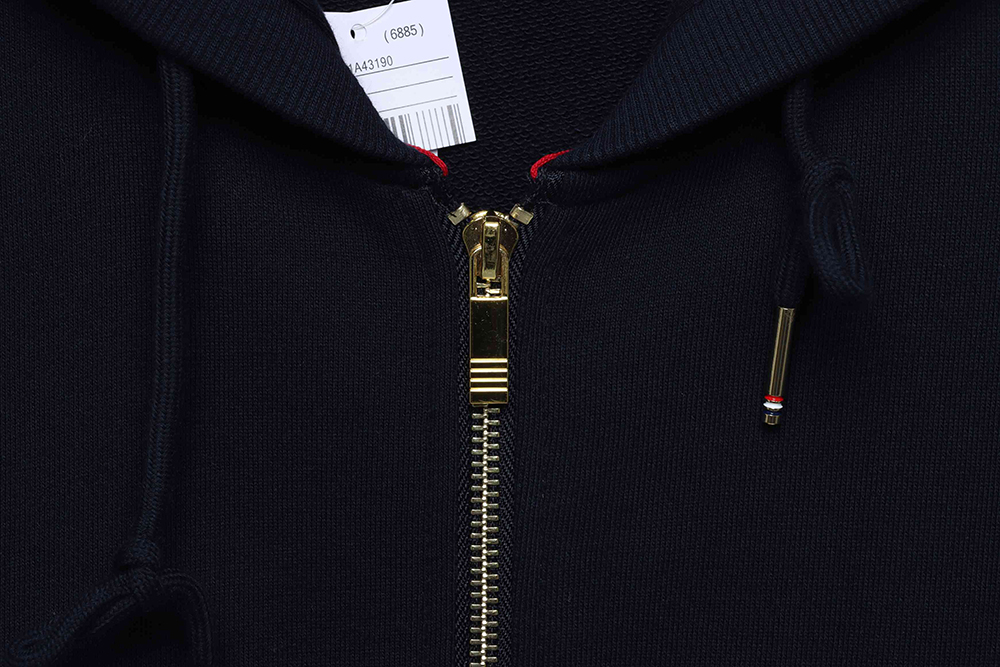 Thom Browne classic zip hoodie
