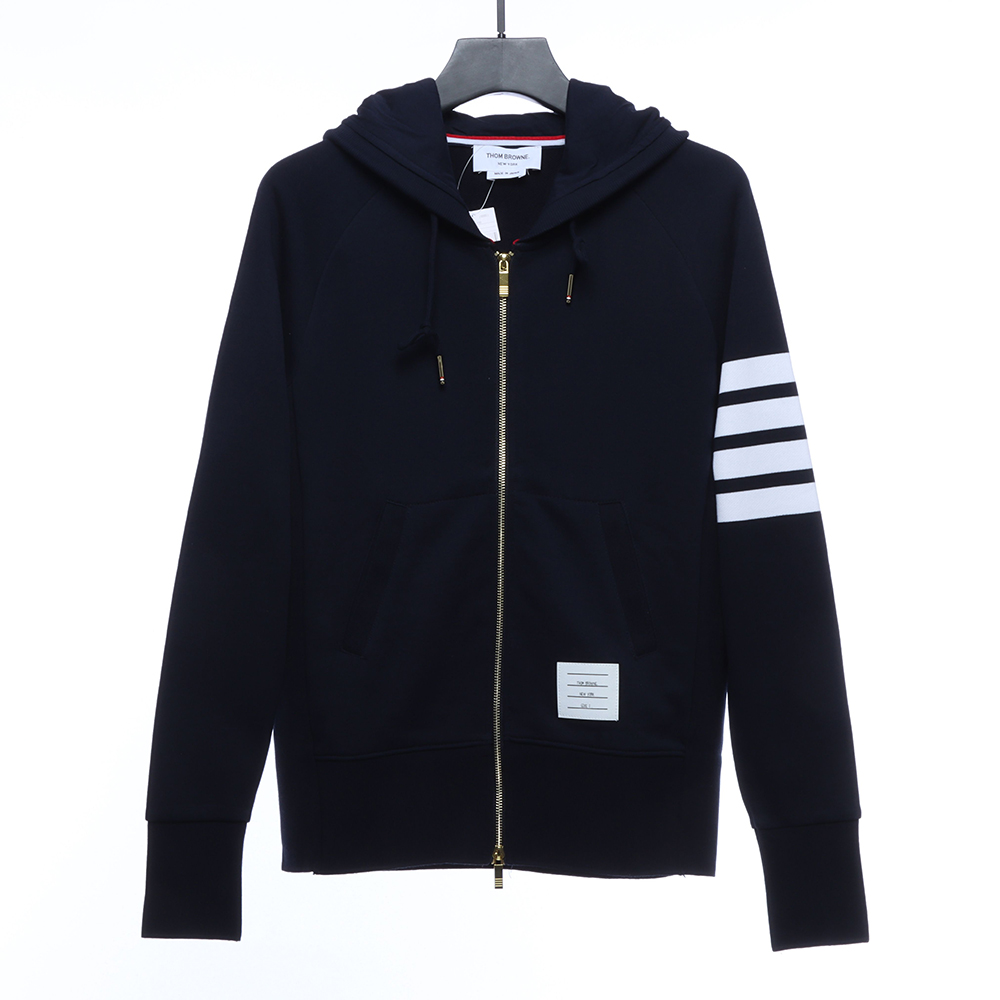 Thom Browne classic zip hoodie
