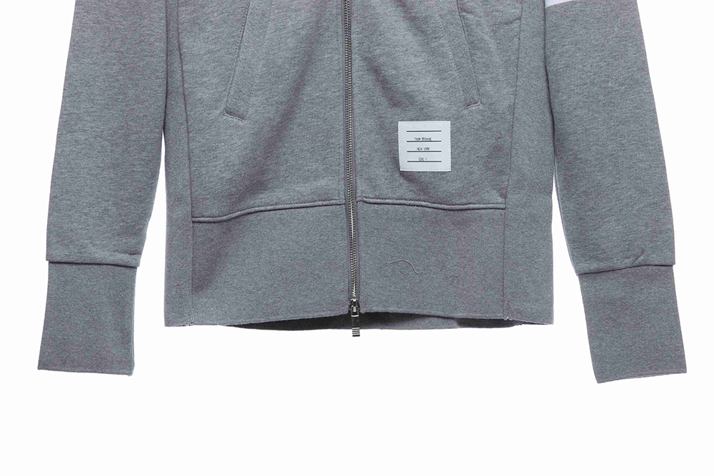 Thom Browne classic zip hoodie TSK1