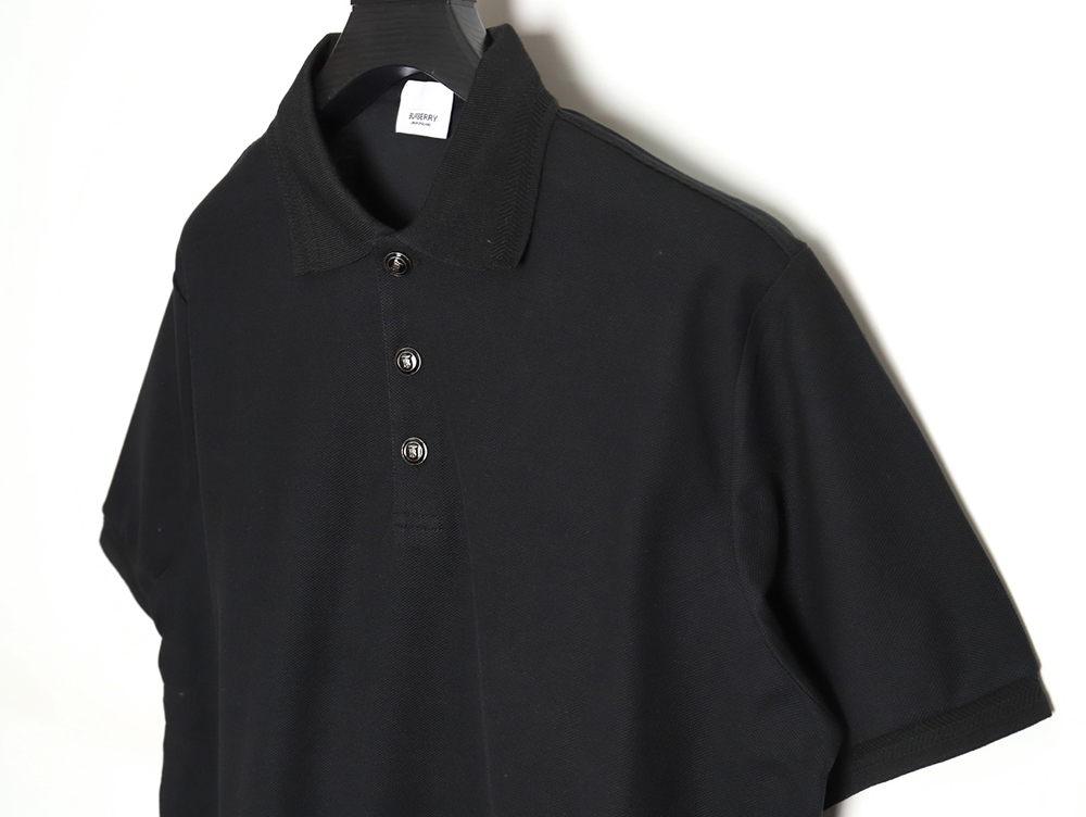 B**rry 22ss button bt logo short sleeve polo shirt tsk2