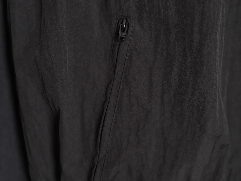 Ba*len*cia*ga 24ss 3b embroidered all black sports suit jacket