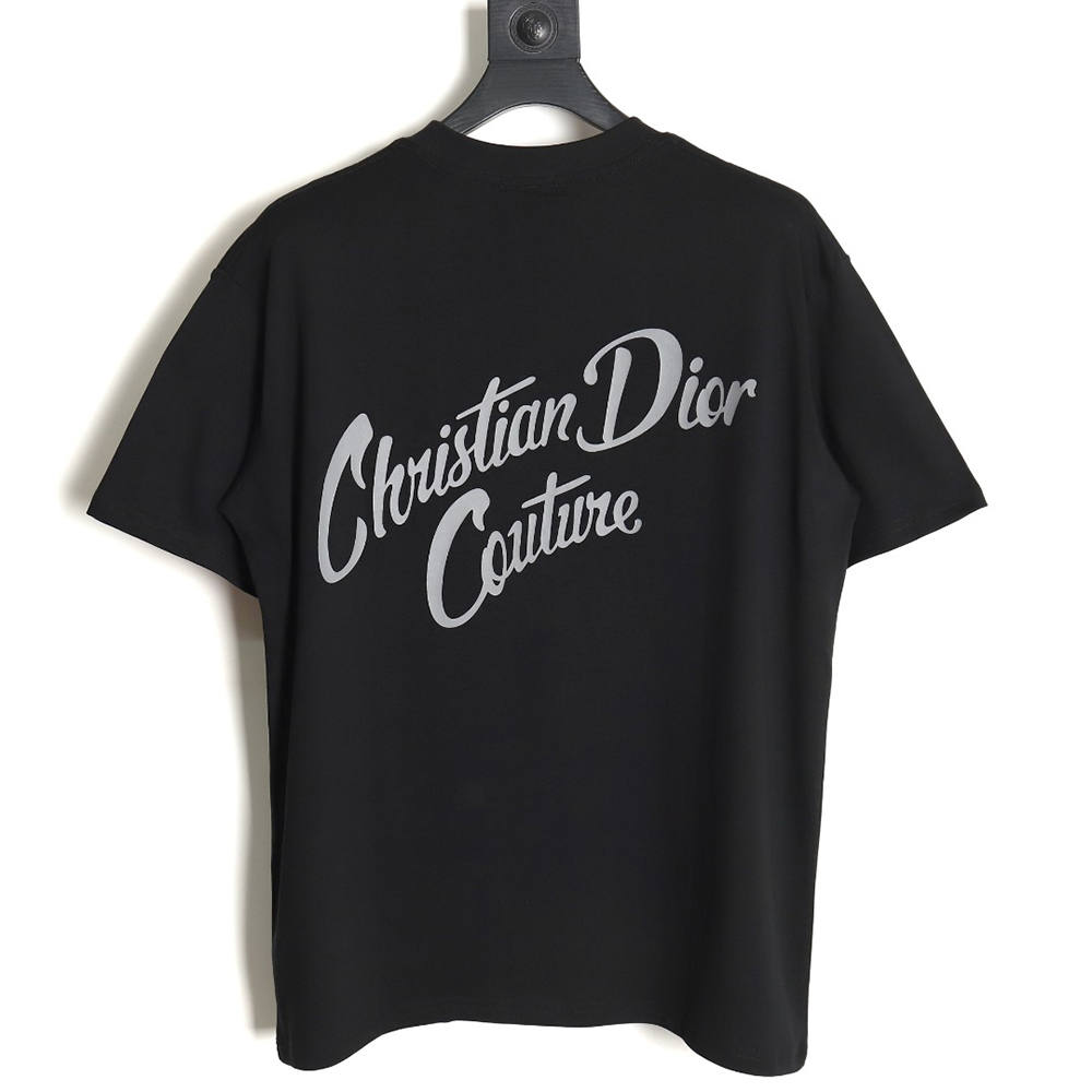 D*or 24ss back printed short sleeves tsk1