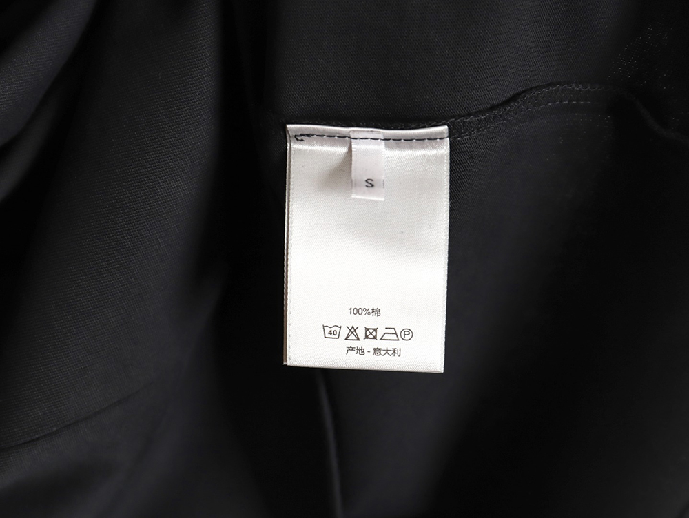 D*or 24ss back printed short sleeves tsk1