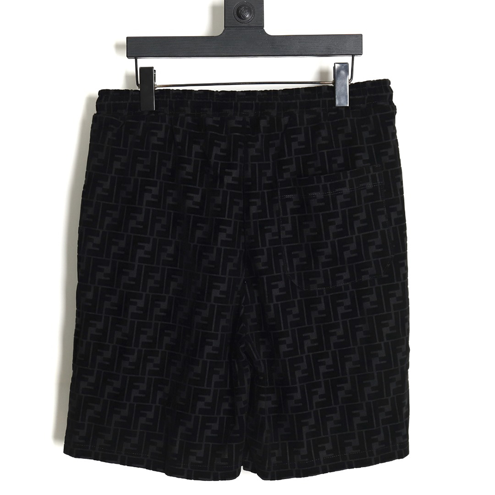 F**di 22ss ff all-over printed flocked shorts