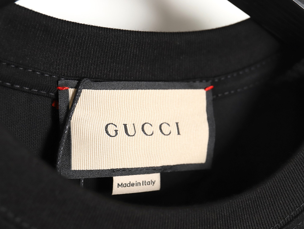 G*u*i classic sketch logo round neck short sleeves