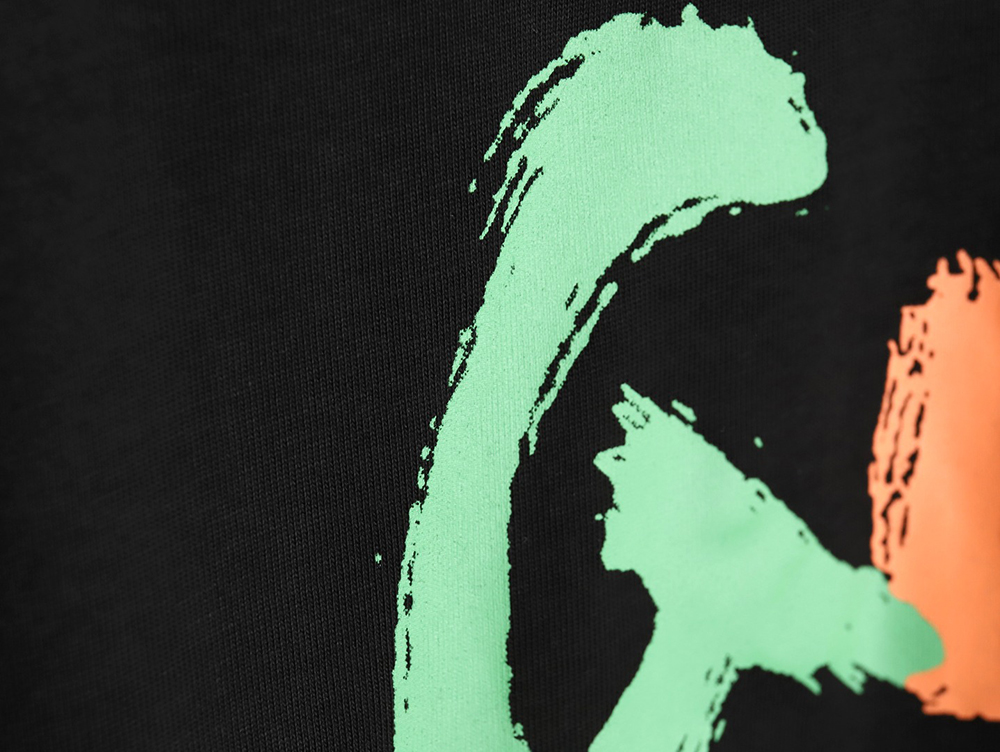 G*u*i classic sketch logo round neck short sleeves