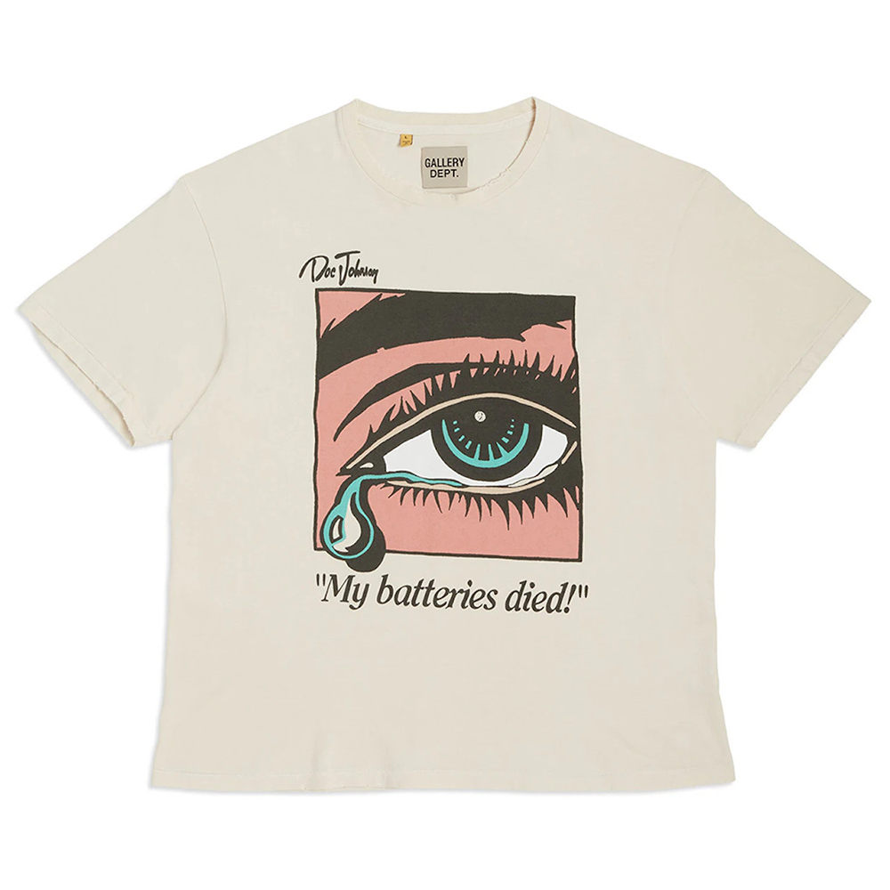 Gallery Dept. Dead Batteries Tee ''White''