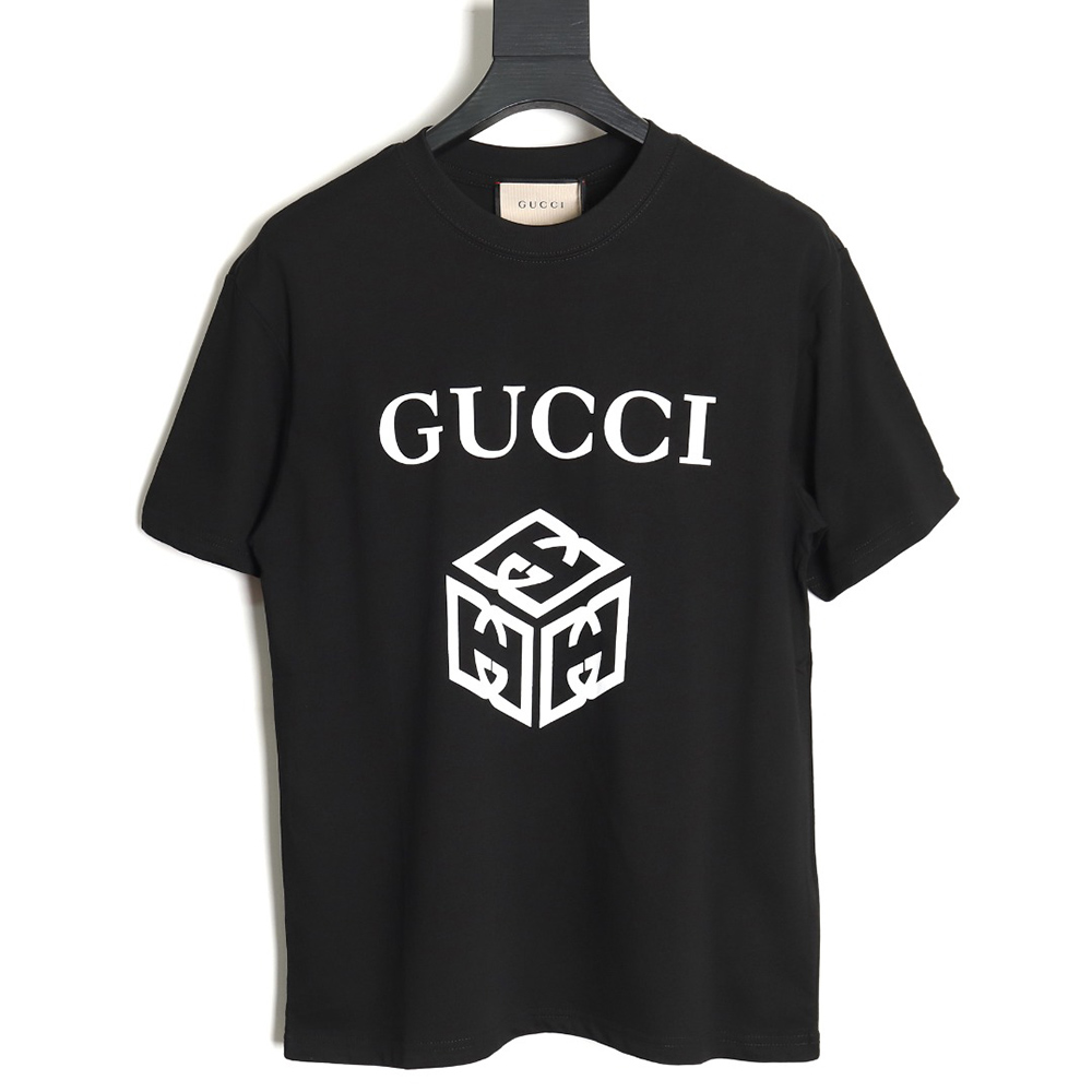 G*u*i 24ss three-dimensional block print t-shirt tsk1