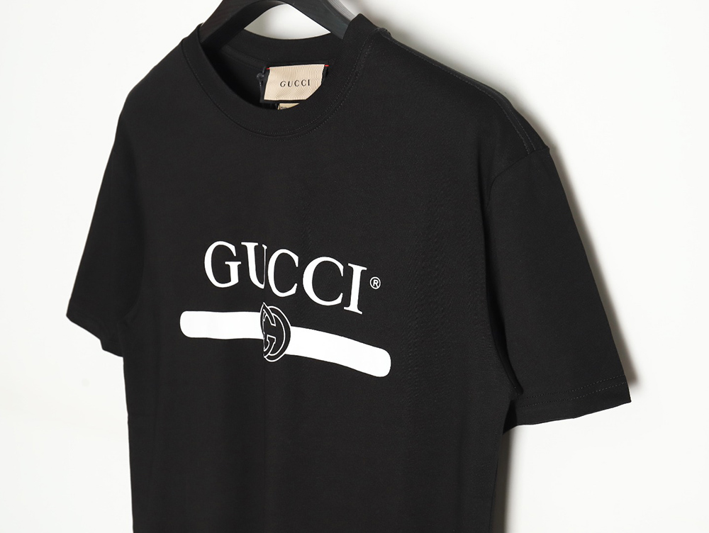 G*u*i 24ss belt interlocking round neck short sleeves tsk1