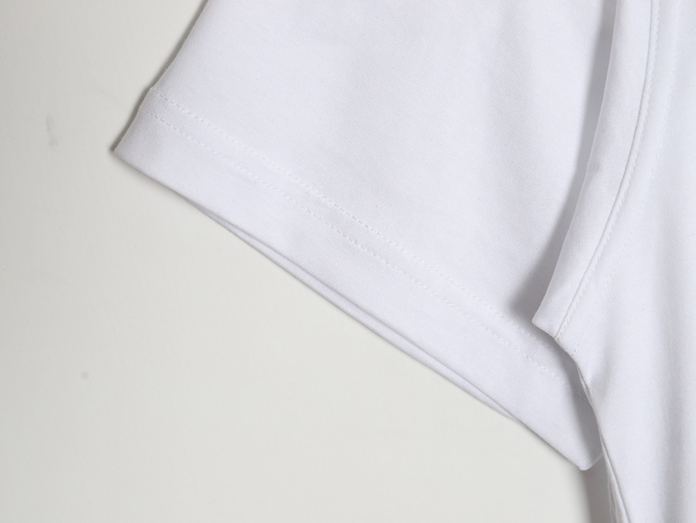 Ch*el classic embroidered double c short sleeves