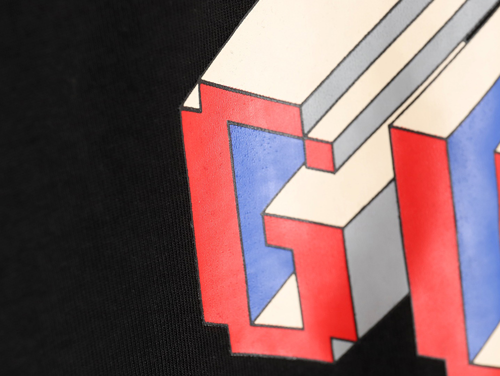 G*u*i 3d 1921 letter short-sleeved t-shirt