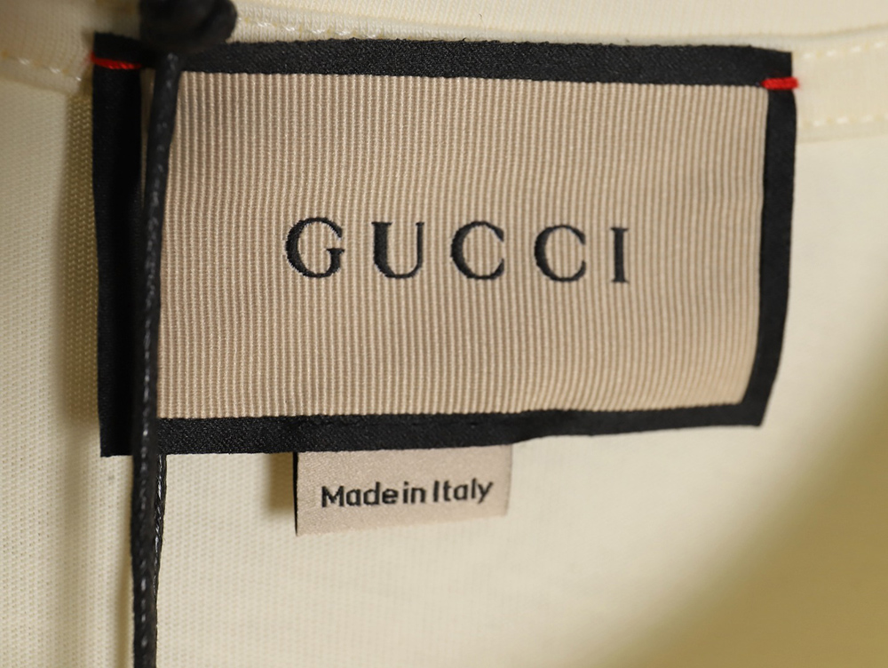 G*u*i 24ss classic letter print round neck short sleeves