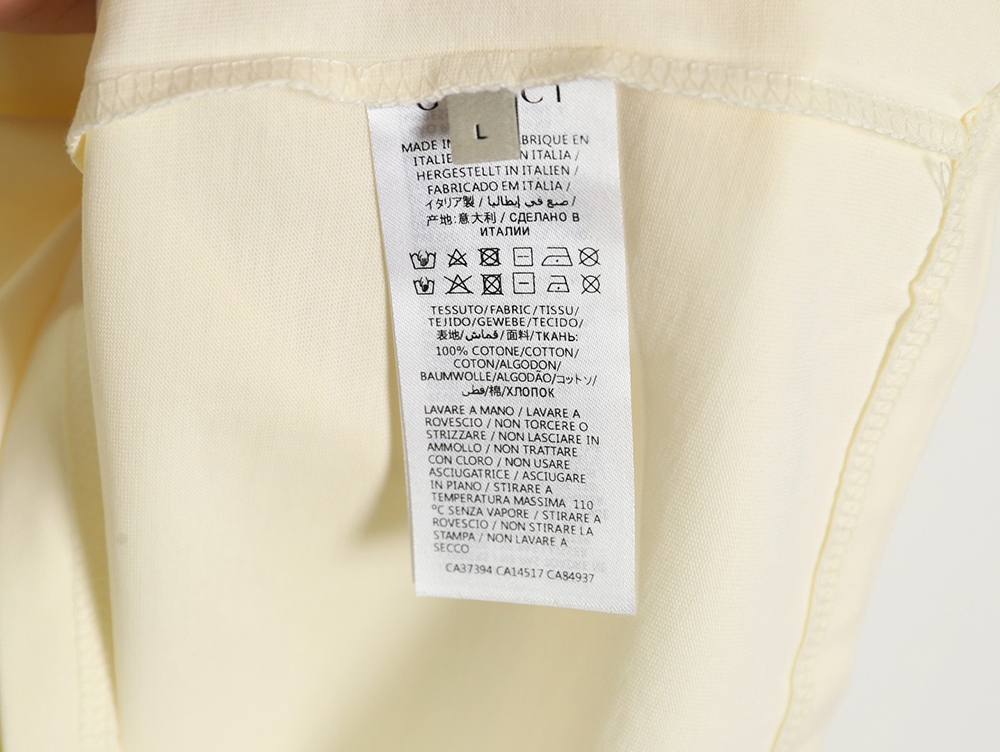 G*u*i 24ss classic letter print round neck short sleeves